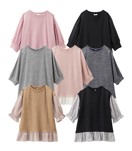 ~あなたに合う一着がきっとみつかる~【大きなサイズ】レディース着るだけで素敵に変身トップスサイズ:3L・4L商品番号:07-021-143-01~.21~.41~