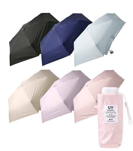 ~・使いやすい55cm晴雨兼用折り畳み傘・裏面のブラックコーティングは99%UVカットするだけでなく、遮光効果、日差しの熱まで遮る・軽量コンパクトで持ち運びしやすい~(完全遮光100%)(軽量コンパクト)(UPF50+)レディース折傘各種カラー:ピンクラベンダーライトブルーライトグレーネービーブラック商品番号:33-512-001-81~86