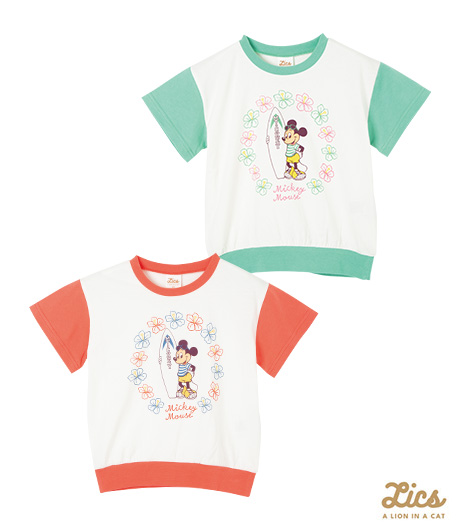 ~ママインフルエンサープロデュースブランド【LICS】から新商品登場!!~【LICS】【Disney】ボーイズTシャツカラー:レッドグリーンサイズ:110・120・130商品番号:61-705-674-01~06