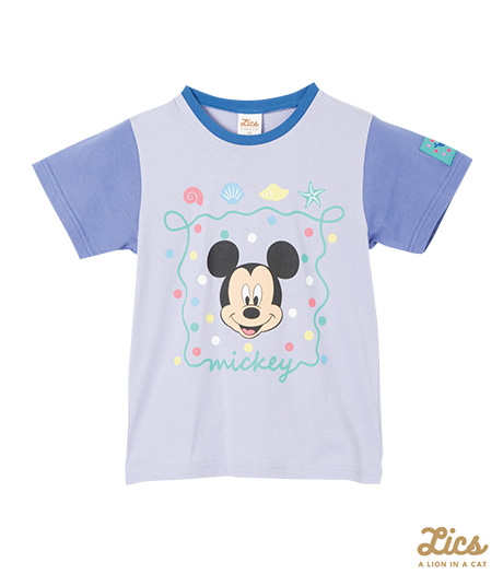 ~ママインフルエンサープロデュースブランド【LICS】から新商品登場!!~【LICS】【Disney】ボーイズTシャツカラー:ブルーサイズ:110・120・130商品番号:61-705-674-21~23
