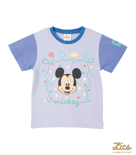~ママインフルエンサープロデュースブランド【LICS】から新商品登場!!~【LICS】【Disney】ベビー男の子Tシャツカラー:ブルーサイズ:80・90・100cm商品番号:63-571-141-21~23