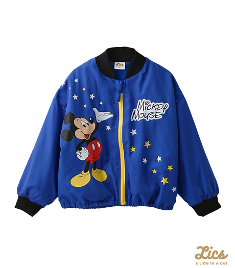～ＤＩＳＮＥＹ　の大人気キャラクターとママインフルエンサーＬＩＣＳとのコラボアイテム～【ＬＩＣＳ】【Ｄｉｓｎｅｙ】ボーイズジャケットカラー：ブルーサイズ：110・120cm商品番号：61-709-707-01～