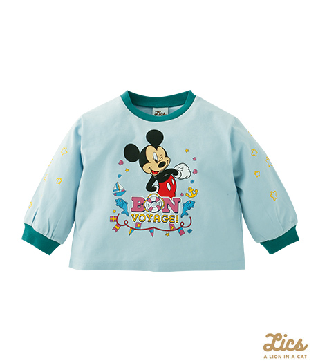 ～ママインフルエンサープロデュースブランド【ＬＩＣＳ】からＤｉｓｎｅｙコラボアイテム登場！！～【ＬＩＣＳ】【Ｄｉｓｎｅｙ】ベビー男の子長袖Ｔシャツカラー：ミントサイズ：90・100㎝商品番号：63-571-144-01～03
