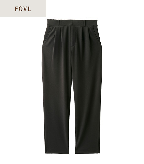 ~着合わせベーシックパンツ~【アーバンスタイル】レディーステーパードパンツカラー:クロサイズ:M・L・LL商品番号:44-571-177-61~