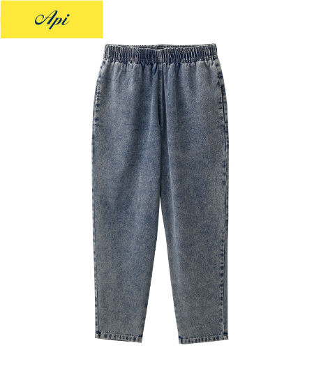 ~着回し力抜群の定番デニム~【Api】【トレンドスタイル】メンズデニムシェフパンツサイズ:M・L商品番号:51-202-108-21~