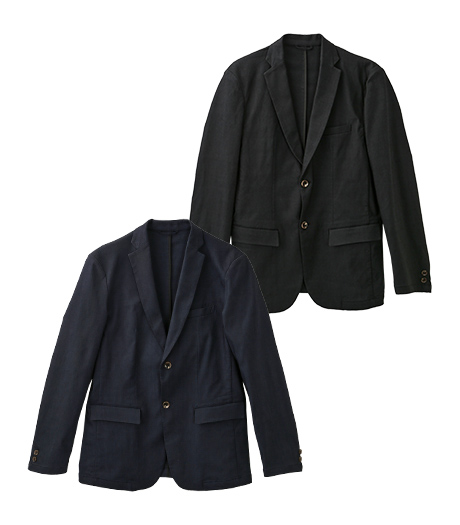 ～ビジネスでもカジュアルでも兼用出来る、セットアップ対応のジャケットです！～メンズストレッチテーラードジャケットカラー：ネービー・ブラックサイズ：M・L・LL商品番号：52-714-435-01～06