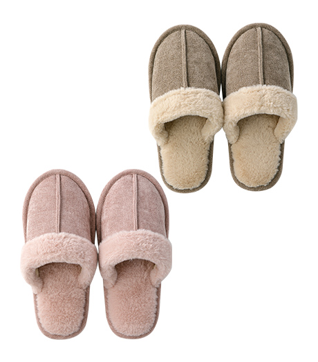 ～①発熱　②抗菌防臭　③洗える　④静音　⑤温感生地使用～【Ｇｉｎｇｅｒのチカラ】（軽量＆やわらか設計）あったかスリッパサイズ：Mサイズ商品番号：84-601-680-41～42