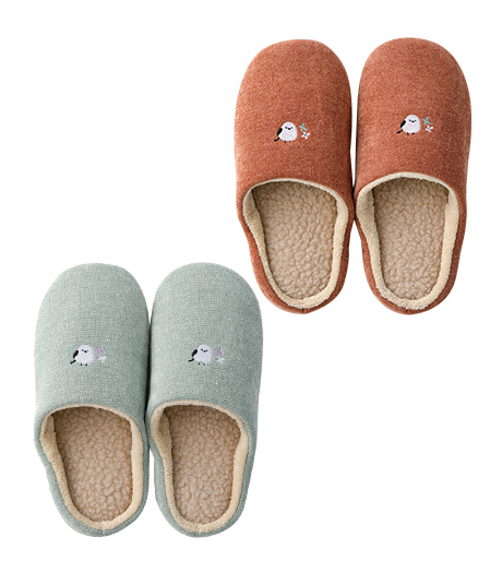 ～①発熱　②抗菌防臭　③洗える　④静音　⑤温感生地使用～【Ｇｉｎｇｅｒのチカラ】（ふかふか＆フィット感）あったかスリッパサイズ：Mサイズ商品番号：84-601-865-41～42