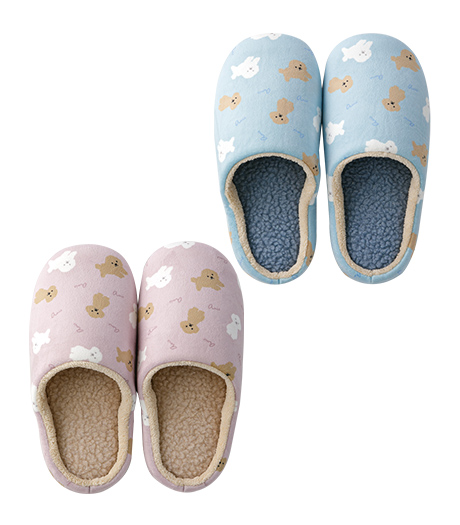 ～①発熱　②抗菌防臭　③洗える　④静音　⑤温感生地使用～【Ｇｉｎｇｅｒのチカラ】（ふかふか＆フィット感）あったかスリッパサイズ：Mサイズ商品番号：84-601-866-01～02