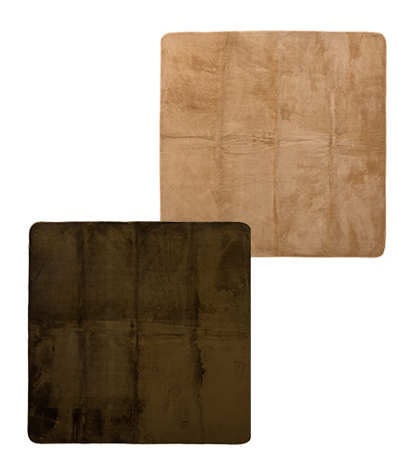 ～①撥水　②防汚　③ウォッシャブル　④ボリュームタイプ　⑤ノンスリップ加工～（ボリュームタイプ）（ふわふわ＆なめらかタッチ）中敷カーペットサイズ：約2帖用（約185×185ｃｍ）商品番号：84-421-589-01～02￥5,700+税(税込￥6,270)　サイズ：約3帖用（約185×240ｃｍ）商品番号：84-421-589-21～22