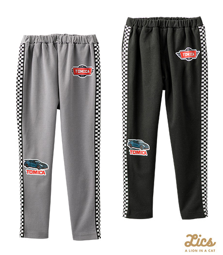 ～男の子が大好きな「ＴＯＭＩＣＡ」とママインフルエンサーＬＩＣＳとのコラボアイテム～【ＬＩＣＳ】【ＴＯＭＩＣＡ】ボーイズロングパンツカラー：Mグレーブラックサイズ：110・120cm商品番号：61-708-002-01～