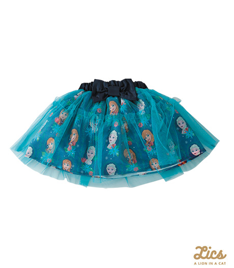 ～ママインフルエンサープロデュースブランド【ＬＩＣＳ】からディズニープリンセスアイテムが登場！！～【ＬＩＣＳ】【Ｄｉｓｎｅｙ】【アナと雪の女王】ベビー女の子スカートカラー：グリーンサイズ：90・100㎝商品番号：63-602-121-81～83