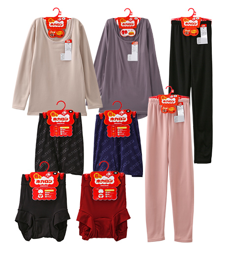 ～みんなにあったかいホカロンのふんわり起毛インナー～【ホカロン】レディースインナー・腹巻・ショーツ各種サイズ：M・L商品番号：72-594-324-01～72-591-310-01～72-612-002-01～