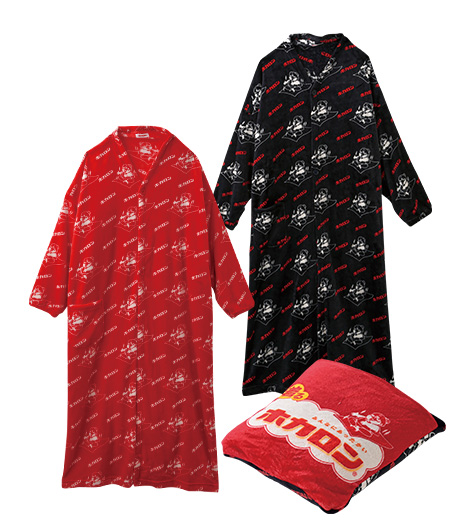 ～後ろポケットに収納できて、クッションにもなります～【ホカロン】着る毛布商品番号：81-541-812-21～