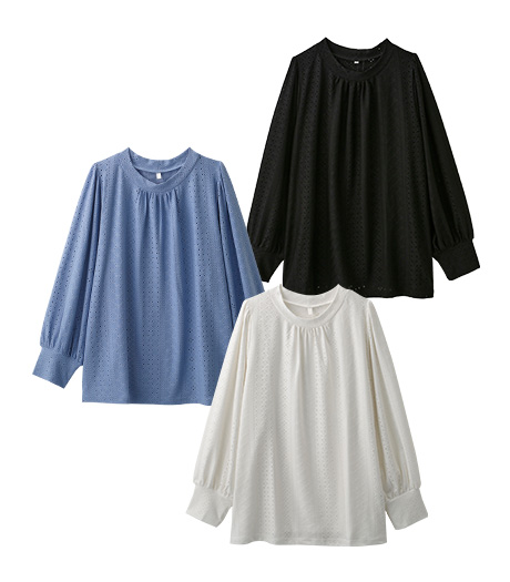 【大きなサイズ】レディースプルオーバーサイズ：3L・4L商品番号：07-021-234-81～