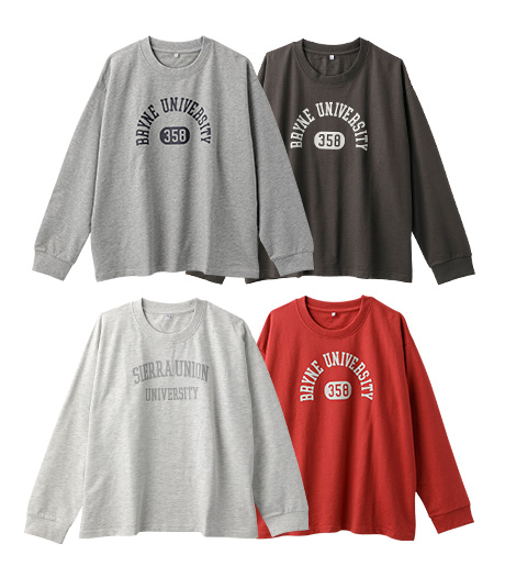 【大きなサイズ】レディースプルオーバーサイズ：3L・4L商品番号：07-021-814-01～･21～