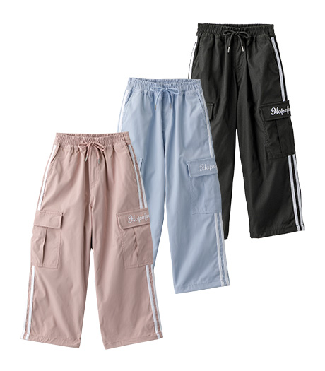 ～普段着にもダンスの練習着にもピッタリ～ガールズカーゴパンツカラー：ブラックピンクサックスサイズ：120・130㎝商品番号：62-708-321-01～06