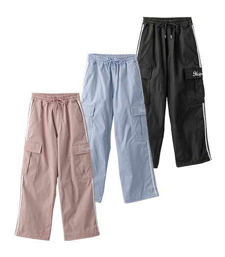 ～普段着にもダンスの練習着にもピッタリ～ガールズカーゴパンツカラー：ブラックピンクサックスサイズ：140・150・160㎝商品番号：62-581-321-01～09