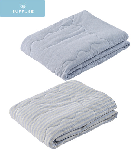 ～表地に肌触りのよい綿１００％素材を使用～【ＳＵＦＦＵＳＥ】【今風カジュアル】肌布団サイズ：約135×185cm商品番号：81-551-032-01～0281-551-033-01～02