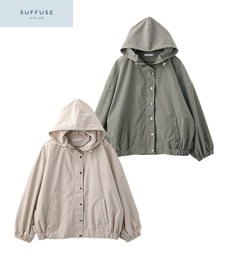 ～シンプルながらもこだわりのディテールが詰まったマウンテンパーカ～【ＳＵＦＦＵＳＥ＋】【今風カジュアル】レディースマウンテンパーカ商品番号：42-106-039-01～