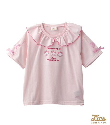 ～ママインフルエンサープロデュースブランド【ＬＩＣＳ】～【ＬＩＣＳ】【Ｄｉｓｎｅｙ】ガールズＴシャツカラー：ピンクサイズ：110・120㎝商品番号：62-705-327-01～03