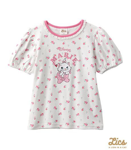 ～ママインフルエンサープロデュースブランド【ＬＩＣＳ】～【ＬＩＣＳ】【Ｄｉｓｎｅｙ】ガールズＴシャツカラー：オフサイズ：110・120㎝商品番号：62-705-327-21～23