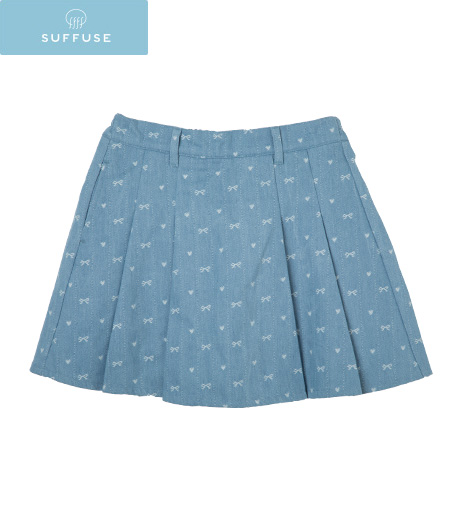 ~この春着たいガーリースタイル~【SUFFUSE】【今風カジュアル】ガールズスカートカラー:サックスサイズ:140・150・160㎝商品番号:62-581-319-21~23
