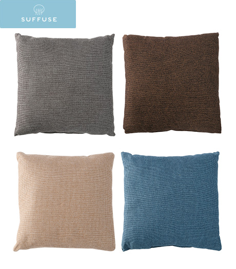 ～肌触りが心地いいお部屋のアクセントに～【ＳＵＦＦＵＳＥ】【今風カジュアル】背当てクッションサイズ：約45×45ｃｍ商品番号：84-591-500-21～2284-591-504-21～22