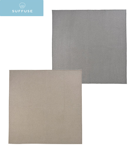 ～お部屋のアクセントに～【ＳＵＦＦＵＳＥ】【今風カジュアル】年中使える中敷カーペットサイズ：約2帖用（約185×185ｃｍ）商品番号：84-421-772-01～02￥3,700+税(税込￥4,070)　サイズ：約3帖用（約185×240ｃｍ）商品番号：84-421-772-21～22