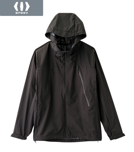 ~防風・撥水機能付いたジャケットで、非常に軽量で持ち運びもし易く普段使いには最適なジャケットです。防汚加工もされているので、汚れも付きにくいのも◎。~【SPEEV】【アクティブスタイル】【ナノテックス】(防風・撥水・防汚・軽量)メンズ ジップジャケットカラー:ブラックサイズ:M・L・LL商品番号:53-011-533-01~03