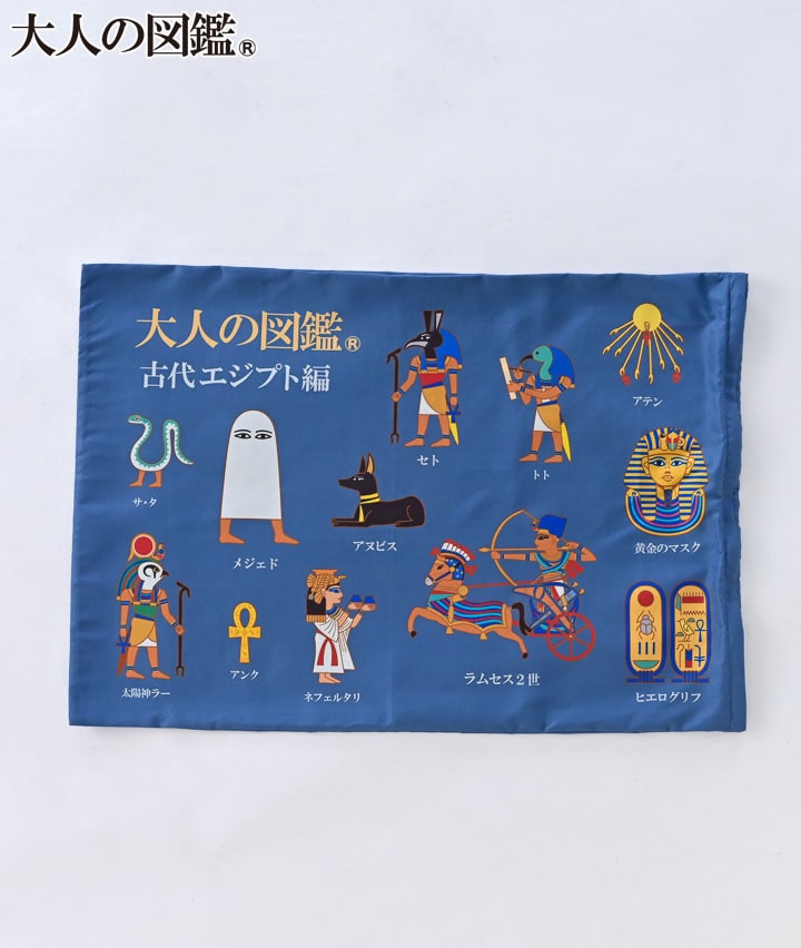 【大人の図鑑】枕カバーサイズ：４３×６３㎝商品番号：81-592-640-61
