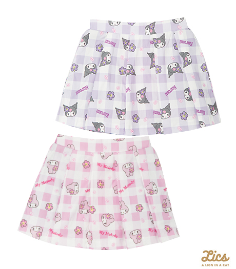 ～ママインフルエンサープロデュースブランド【ＬＩＣＳ】～【ＬＩＣＳ】【サンリオ】ガールズスカートカラー：ピンクパープルサイズ：120・130㎝商品番号：62-708-323-01～06