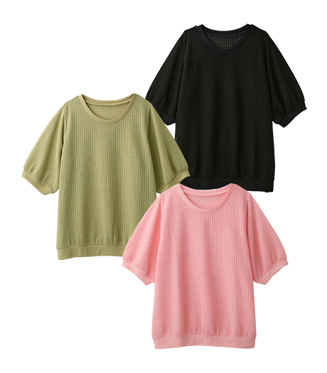 【大きなサイズ】レディースプルオーバーサイズ：3L・4L商品番号：07-021-405-01～