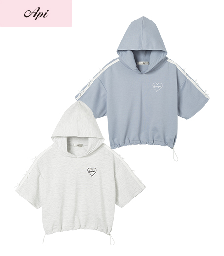 ～雑誌Ｃｕｕｇａｌモデルが着るトレンドコーデ～【Ａｐｉ】【トレンドスタイル】ガールズプルパーカカラー：オートミールサックスサイズ：140・150・160㎝商品番号：62-523-327-21～26