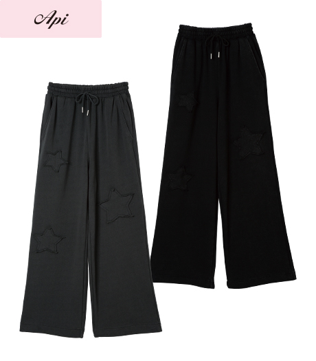 ～雑誌Ｃｕｕｇａｌモデルが着るトレンドコーデ～【Ａｐｉ】【トレンドスタイル】ガールズワイドパンツカラー：ブラックグレーサイズ：140・150・160㎝商品番号：62-581-324-01～06