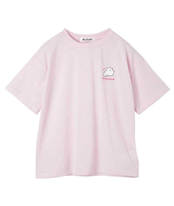 【うさまる】ガールズ半袖Tシャツサイズ:140㎝ / 150㎝商品番号:62-523-317-61~