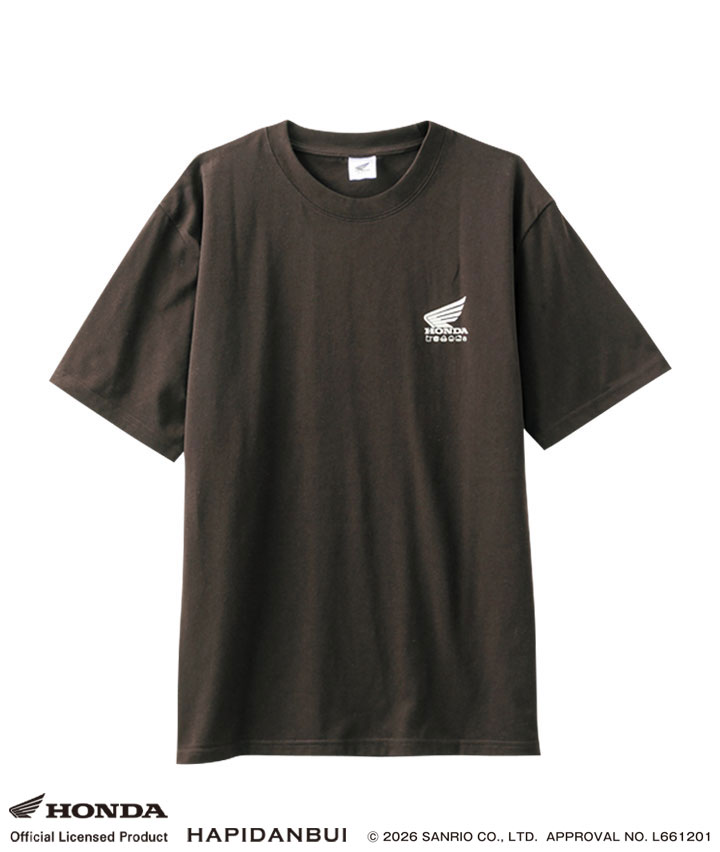 【HONDA×はぴだんぶい】メンズ半袖プリントTシャツ商品番号:51-511-046-61~