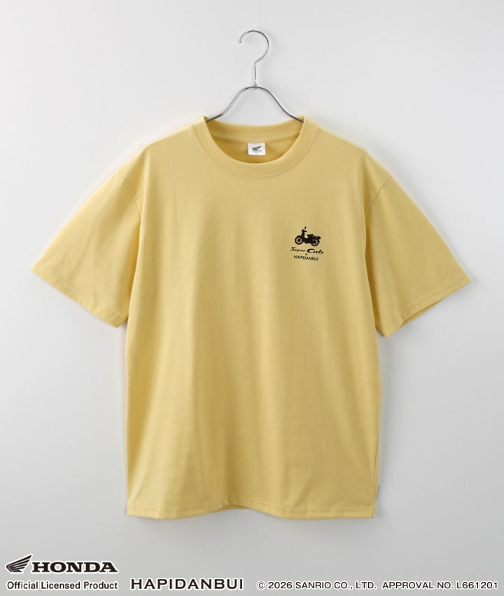 【HONDA×はぴだんぶい】メンズ半袖プリントTシャツ商品番号:51-511-046-64~