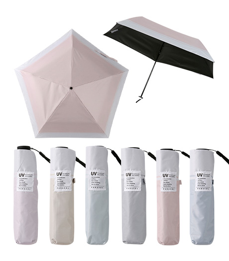 ～長さ５０ｃｍの軽量タイプ～レディース晴雨兼用折傘商品番号：33-512-401-61～66