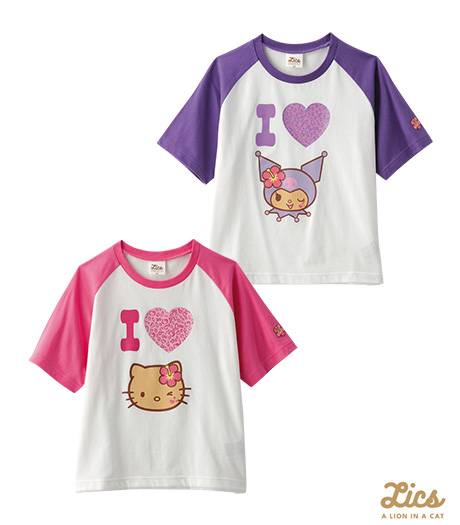 ～ママインフルエンサープロデュースブランド【ＬＩＣＳ】～【ＬＩＣＳ】【サンリオ】ガールズＴシャツカラー：ピンクパープルサイズ：120・130cm商品番号：62-705-345-01～06