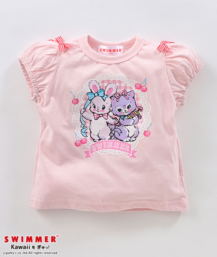 【ＳＷＩＭＭＥＲ】ベビー女児天竺半袖Ｔサイズ：９０㎝ / １００㎝商品番号：63-572-145-81～
