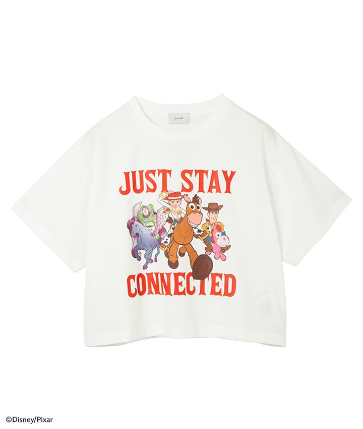 【Ｄｉｓｎｅｙ Ｐｉｘａｒ】（トイ・ストーリー5）レディースショート丈プリントＴシャツサイズ：Ｍサイズ / Ｌサイズ商品コード：41-201-705-21～