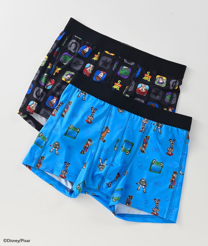 【Ｄｉｓｎｅｙ Ｐｉｘａｒ】（トイストーリー５）（前閉じ）（２枚組）メンズボクサーブリーフサイズ：Ｍサイズ / Ｌサイズ / ＬＬサイズ商品コード：71-546-199-01～