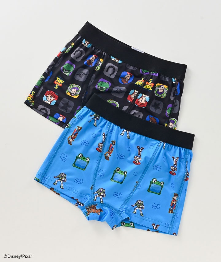 【Ｄｉｓｎｅｙ Ｐｉｘａｒ】（トイストーリー５）（前閉じ）（２枚組）ボーイズボクサーブリーフサイズ：１４０㎝ / １５０㎝ / １６０㎝商品コード：71-605-192-01～
